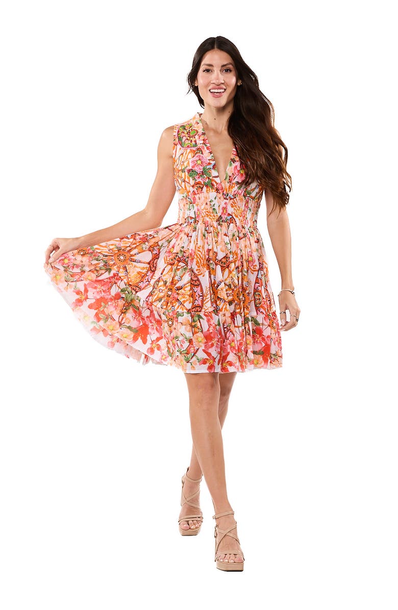 RANEES Fit & Flare Dress, Alternate, color, Orange