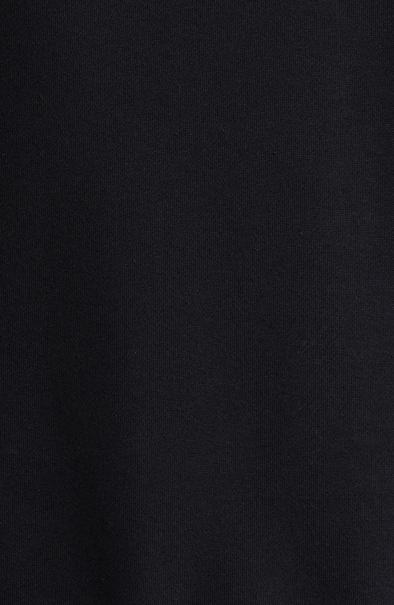 Fear of God Essentials '90s Fit Fleece Logo Hoodie, Alternate, color, Vintage Black