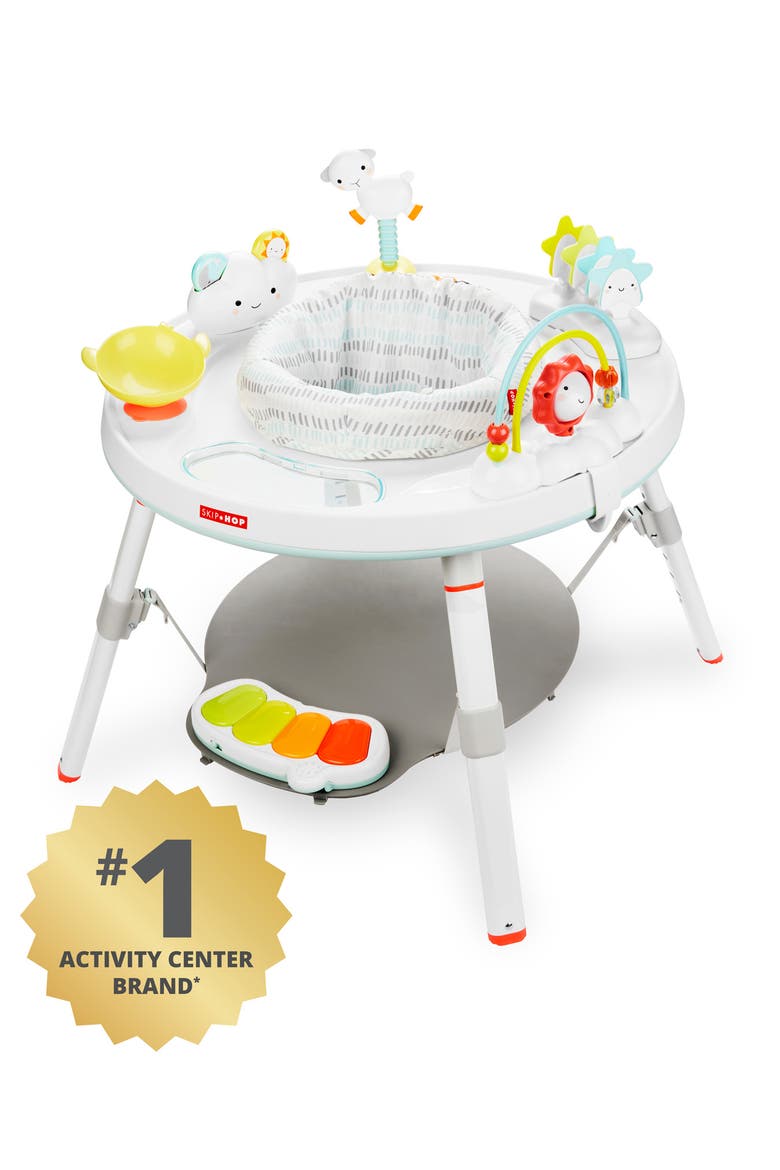 Silver Lining Cloud Baby's View Three-Stage Activity Center, Alternate, color, MULTI