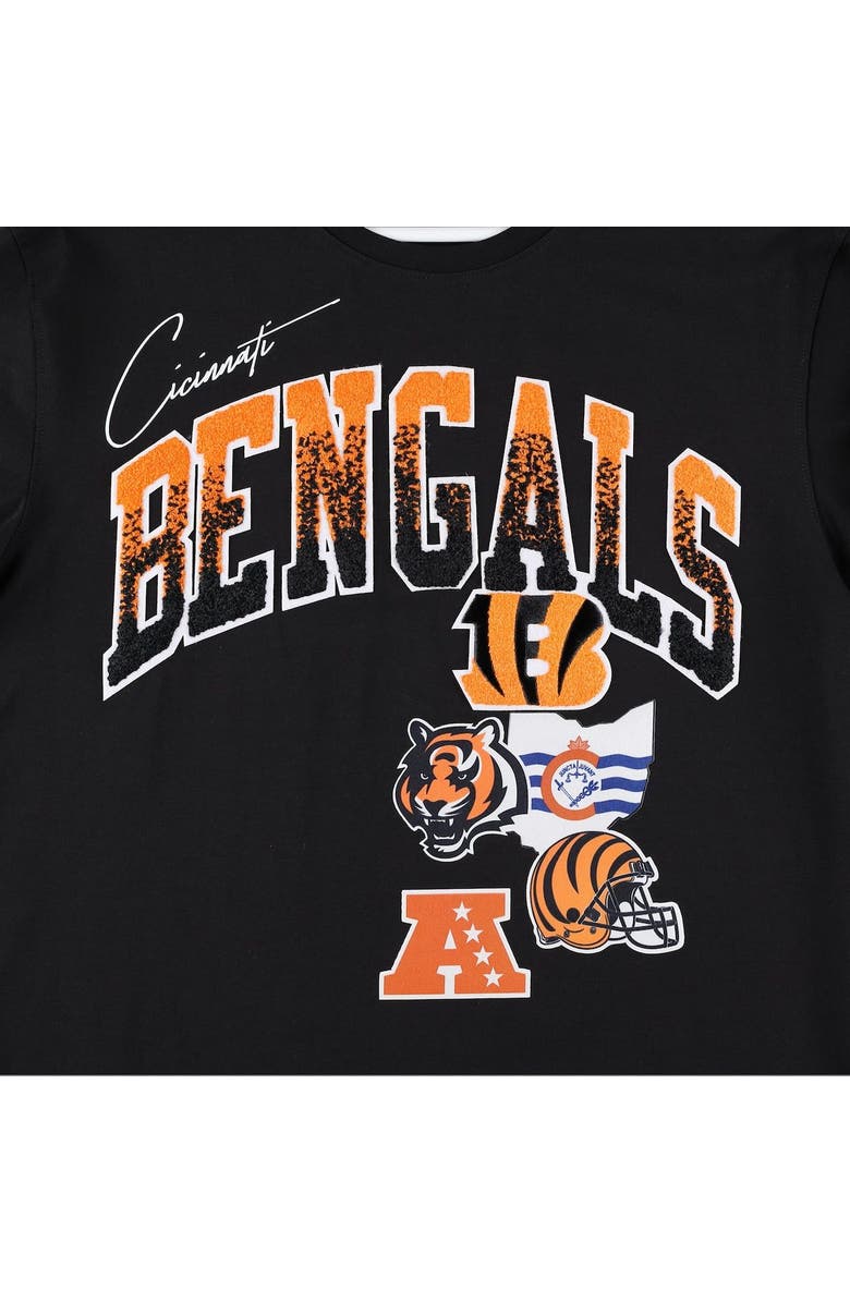 PRO STANDARD Men's Pro Standard Black Cincinnati Bengals Hometown Collection T-Shirt, Alternate, color, Black