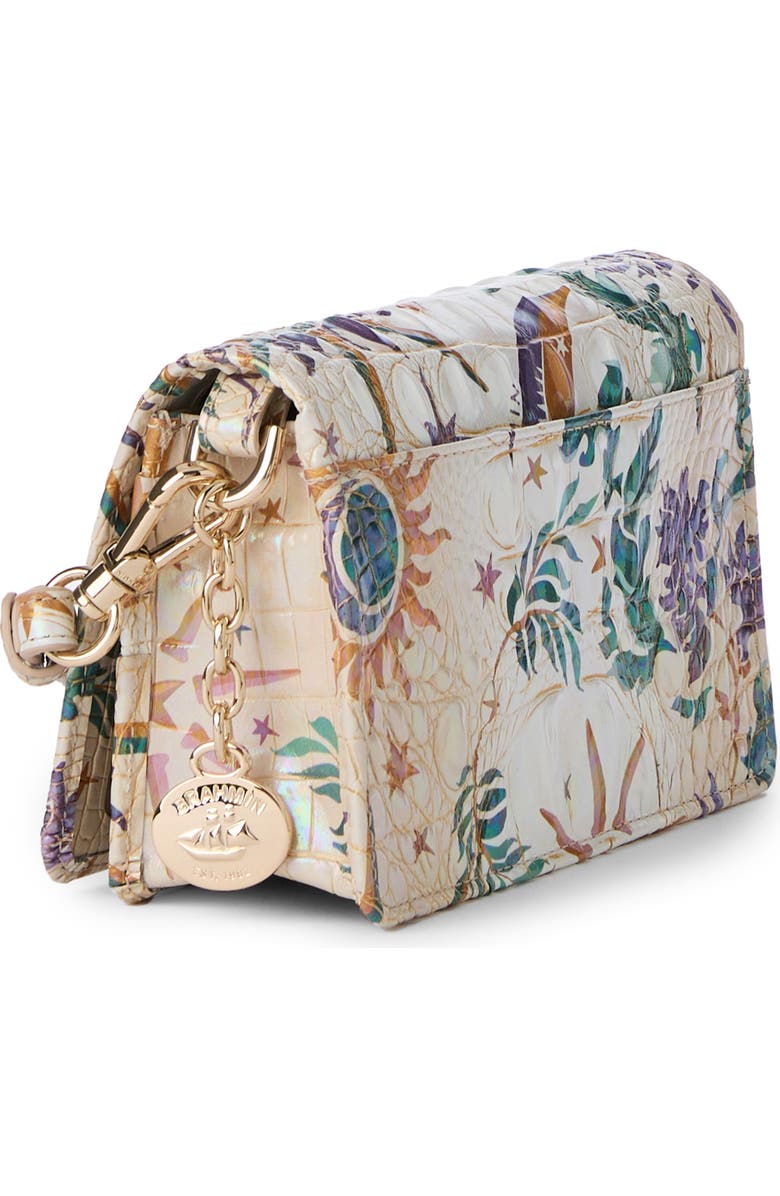 Brahmin Minuette Croc Embossed Printed Leather Crossbody Bag, Alternate, color,