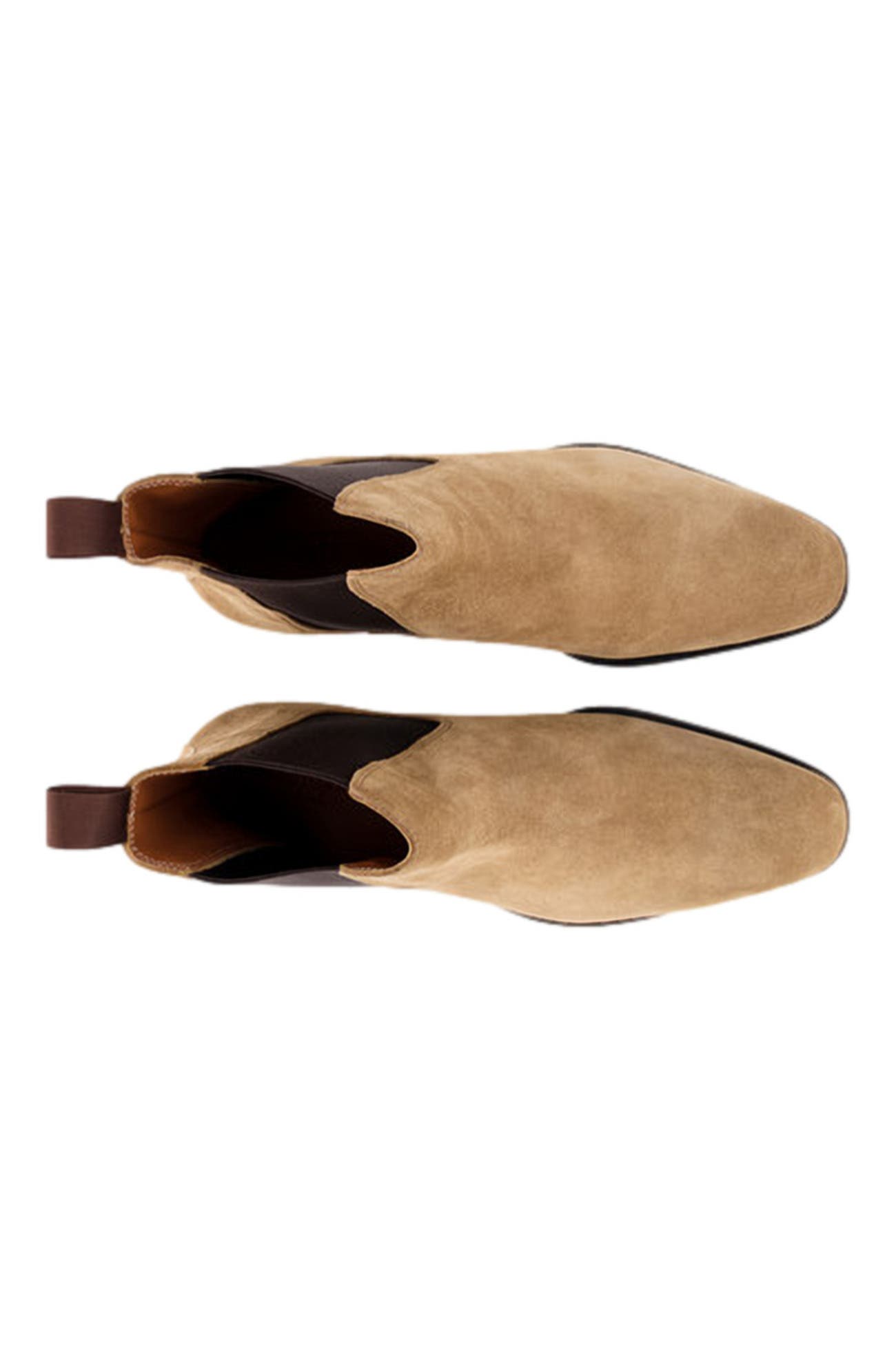 Ashford Chelsea Boot, Alternate, color, Sahara Dune Beige Suede
