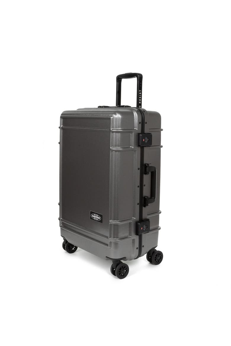 Resist'r Case M Brushed Black Luggage, Alternate, color, Metal