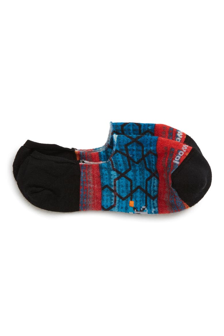 Curated Burgess Creek No-Show Socks, Main, color, CRIMSON