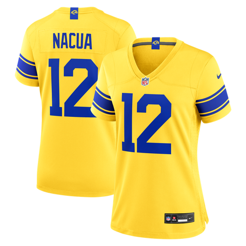 Women's Nike Puka Nacua Los Angeles Rams Classic Sol Game Jersey