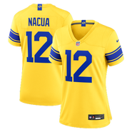 Nike Women's Nike Puka Nacua Los Angeles Rams Classic Sol Game Jersey