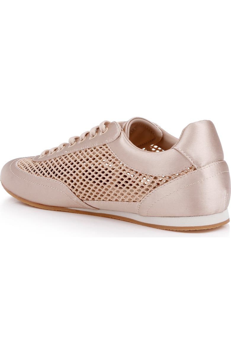 Jewel Badgley Mischka Inez Sneaker, Alternate, color, Nude/ Mesh