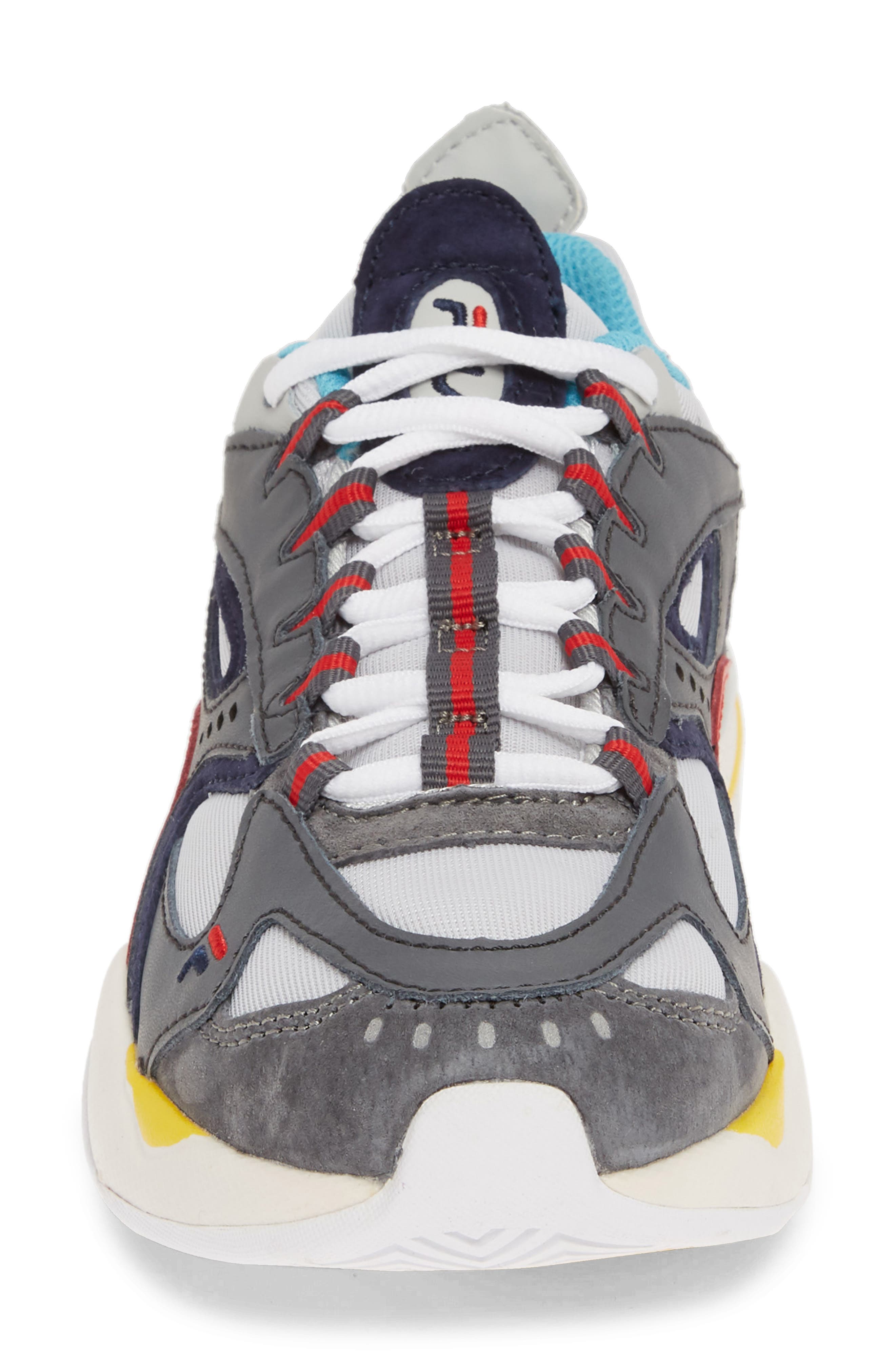 Boveasorus Sneaker, Alternate, color, CASTLEROCK/ BLUE/ RED