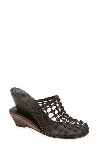 Jacquemus Doubles Tresses Stacked Wedge Sandal