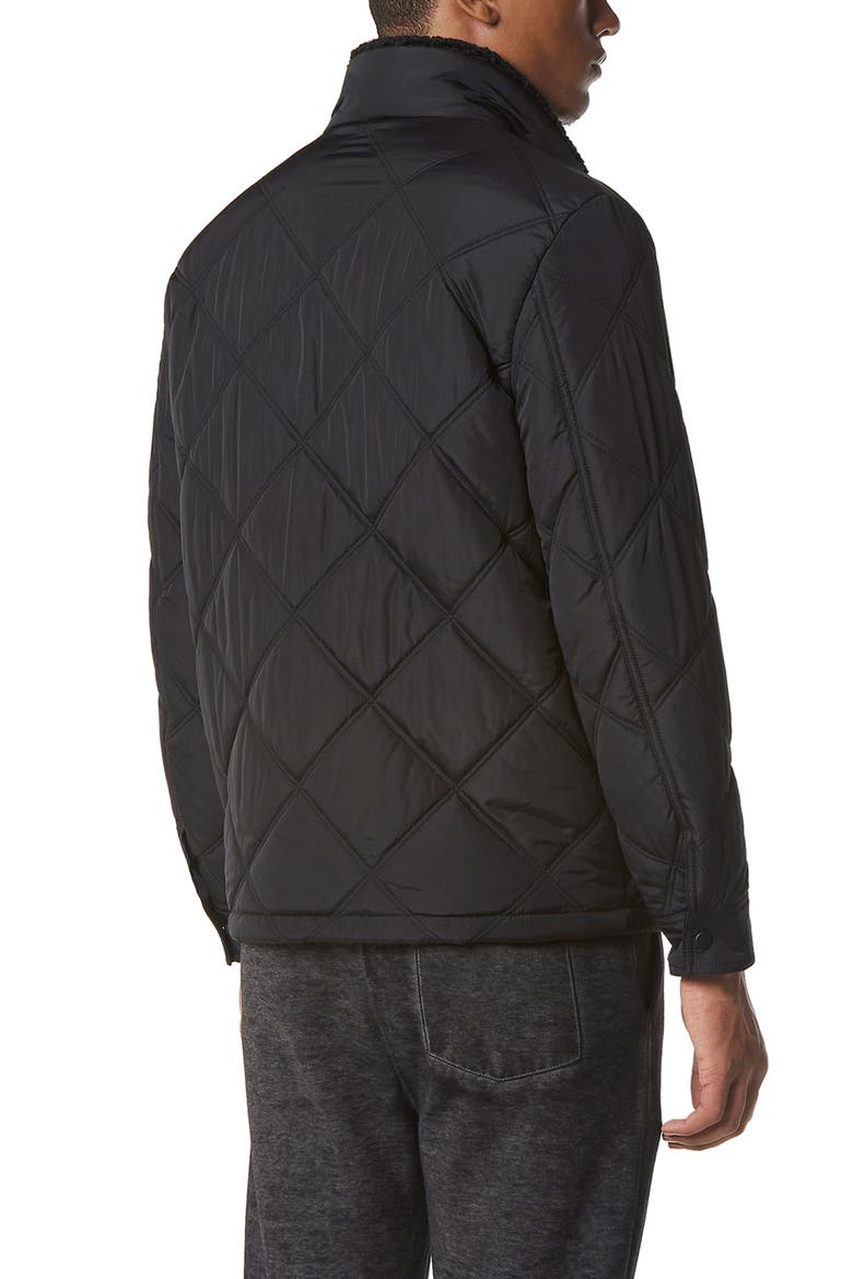 Grayling Water Resistant Quilted Jacket, Alternate, color, BLACK
