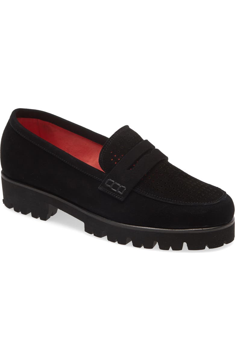 Pas de Rouge Kimmy Platform Penny Loafer, Main, color,