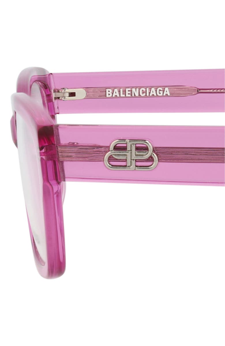 Balenciaga 55mm Rectangular Optical Glasses, Alternate, color,