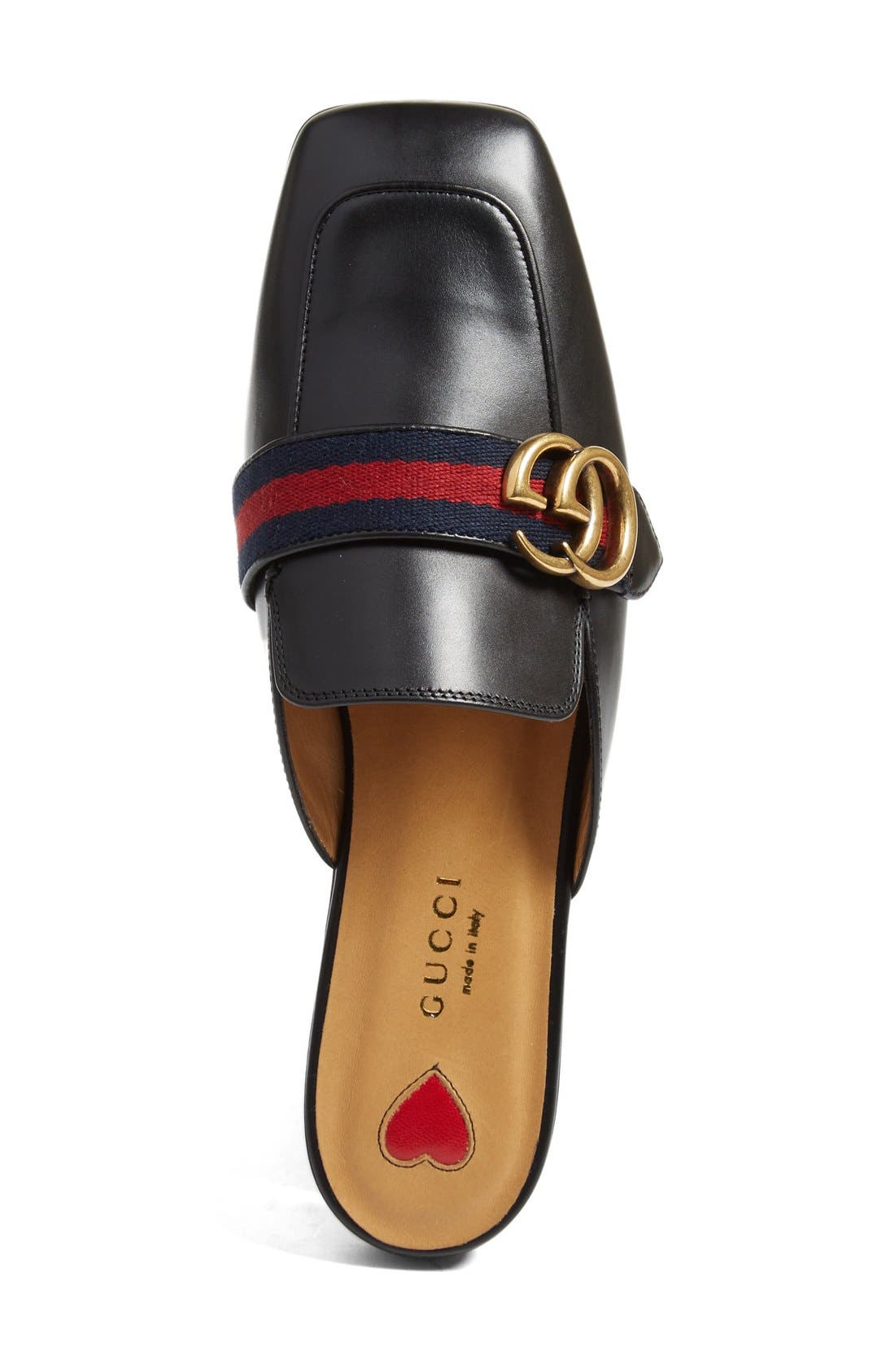 Gucci Loafer Mule, Alternate, color, 