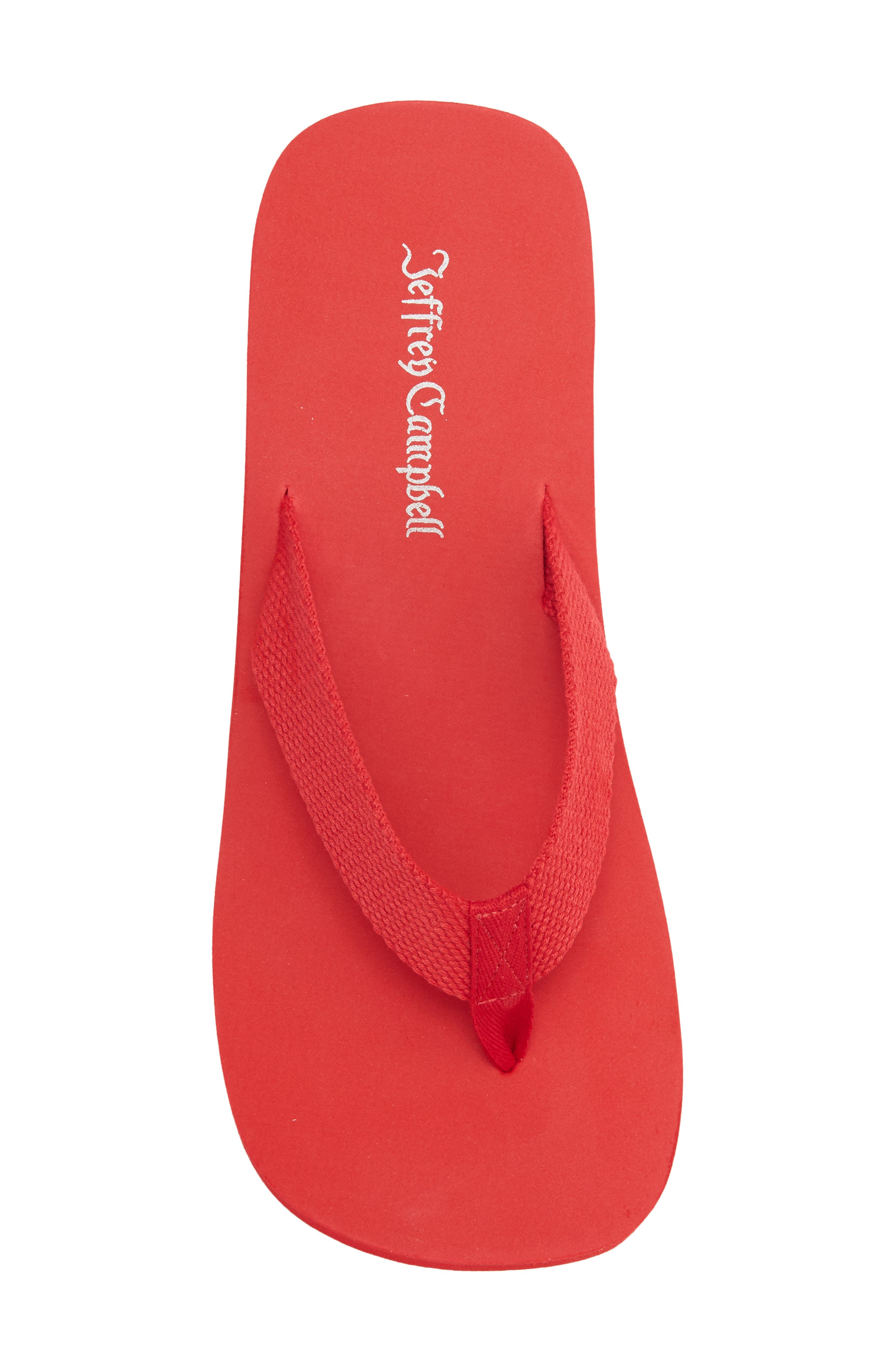 Astria Platform Wedge Sandal, Alternate, color, RED