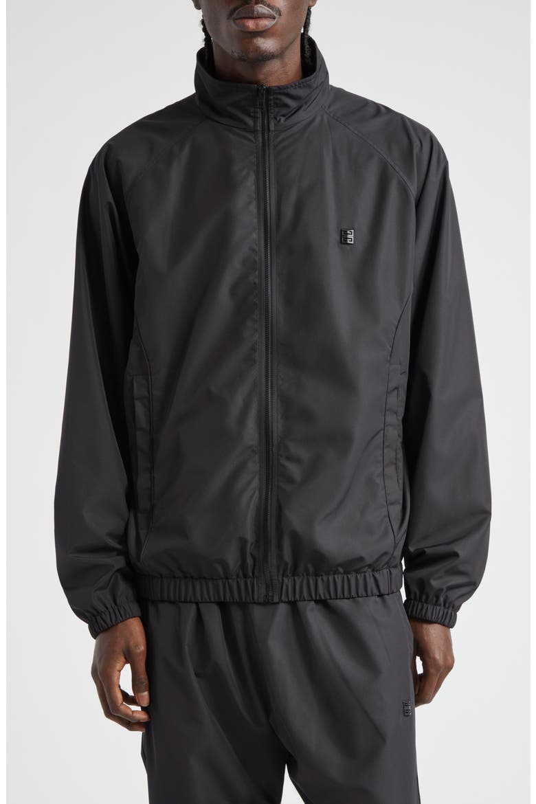 4G Track Jacket, Main, color, BLACK