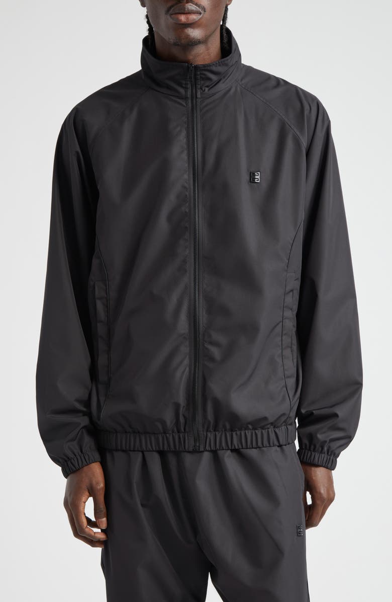 Givenchy 4G Track Jacket, Main, color, Black
