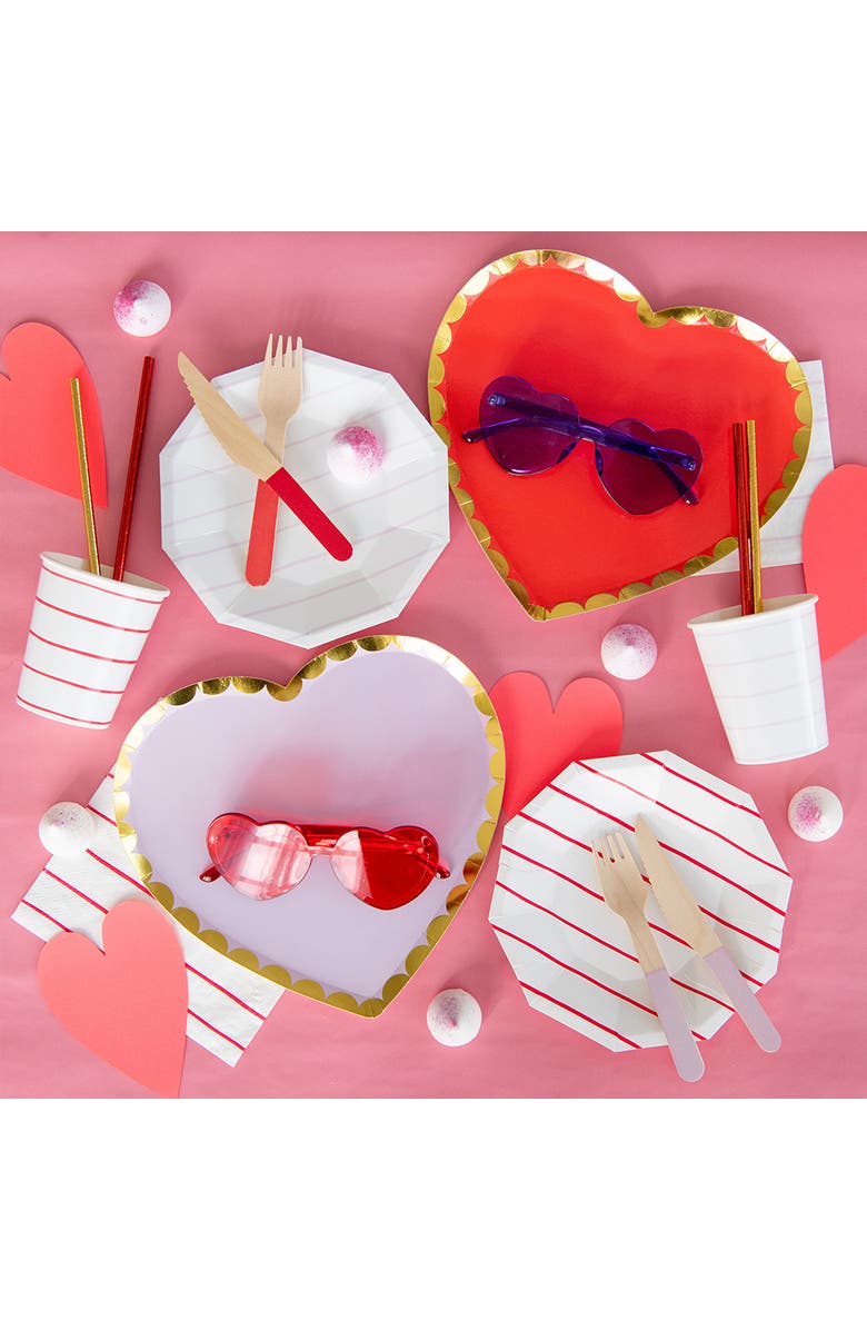 Daydream Society In My Heart Valentine's Day Large Plates, Alternate, color, Assorted Pre-Pack