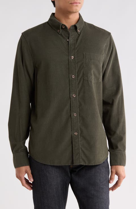 Corduroy Button-Down Shirt