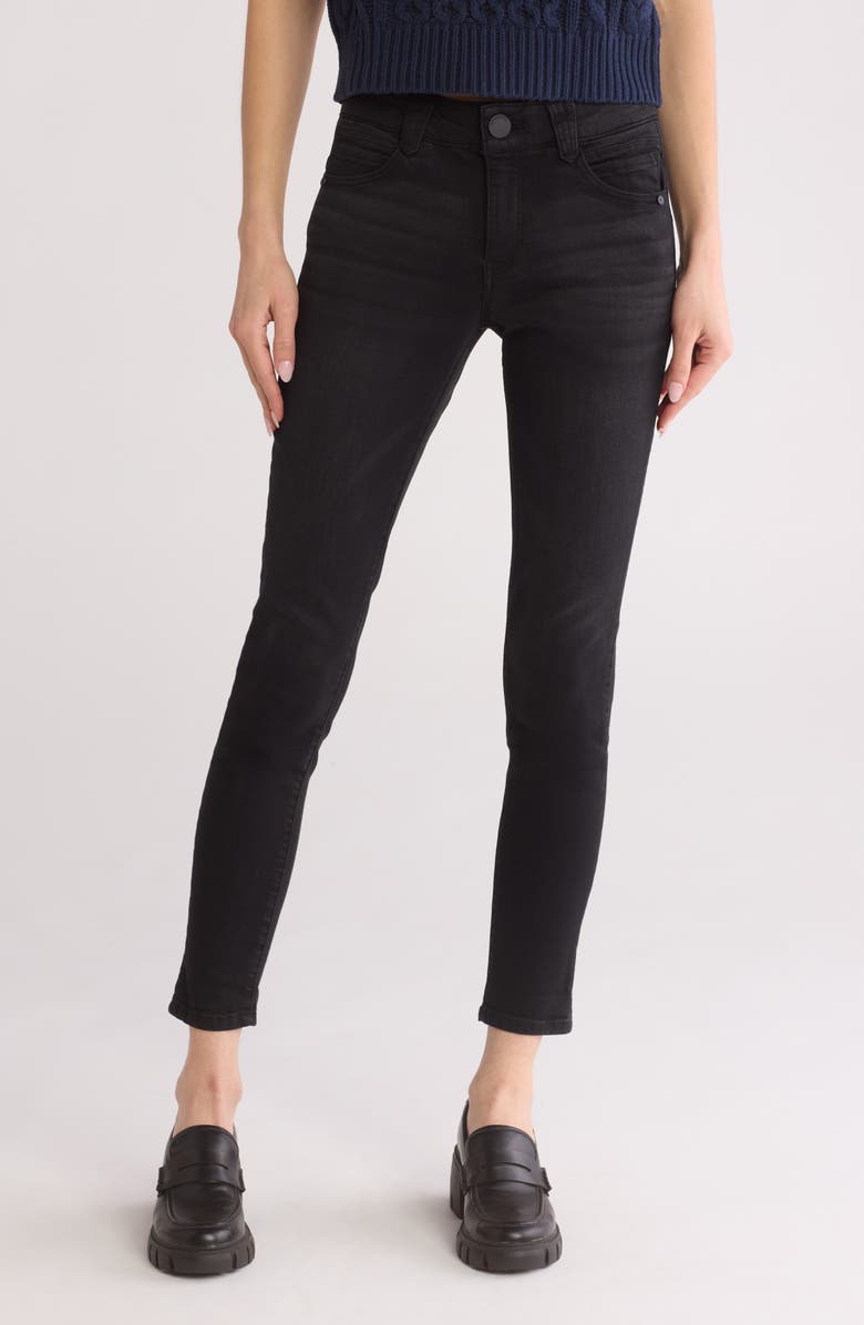 Democracy Ab'Solution Ankle Skinny Jeans, Main, color, Black