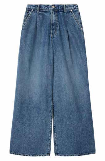 Haze Pleated Wide Leg Jeans