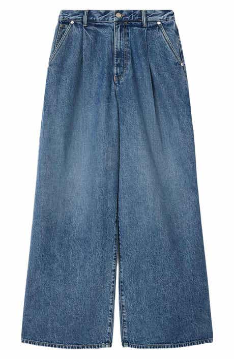 Haze Pleated Wide Leg Jeans
