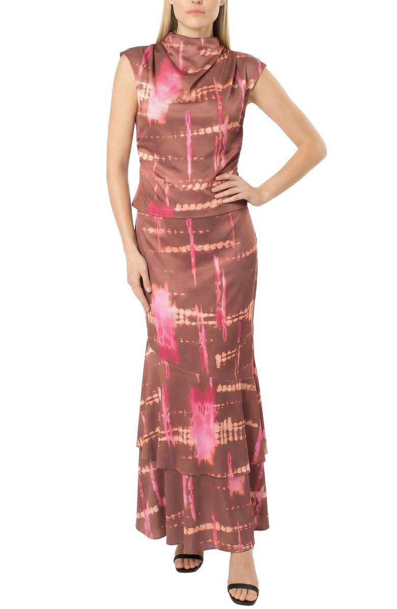 AREA STARS Avery Print Top, Main, color, Rose Print