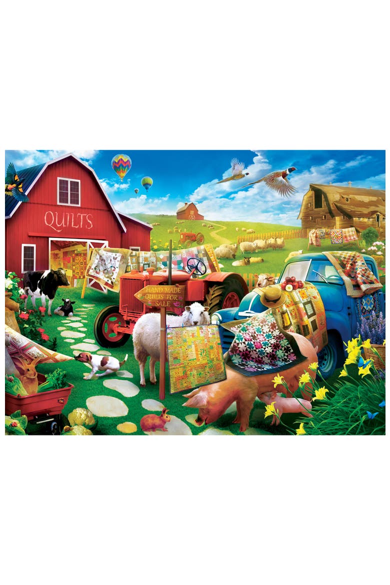 Quilt Country 300 Piece Jigsaw Puzzle, Alternate, color, Multicolor