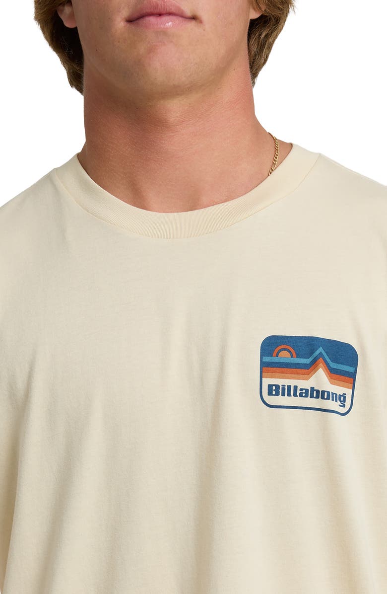 Billabong Range Organic Cotton Graphic T-Shirt, Alternate, color, Oatmeal