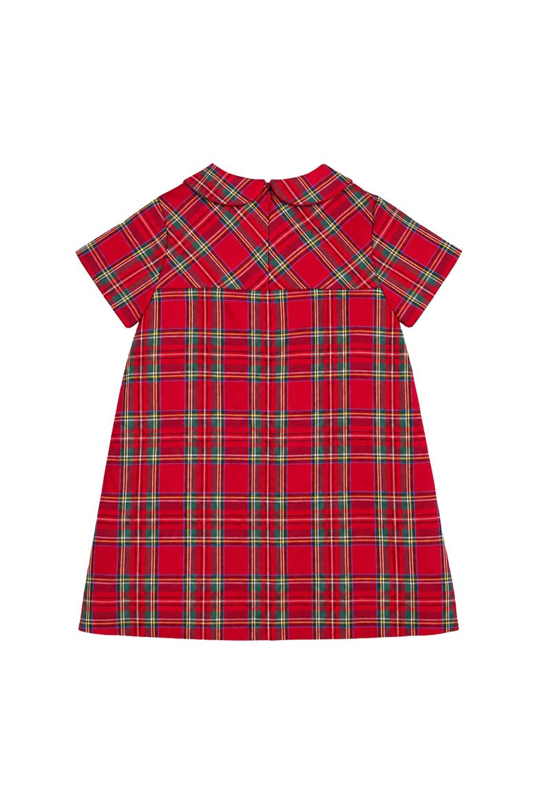 Plaid Dress with Buttons, Alternate, color, Red Multi Plaid