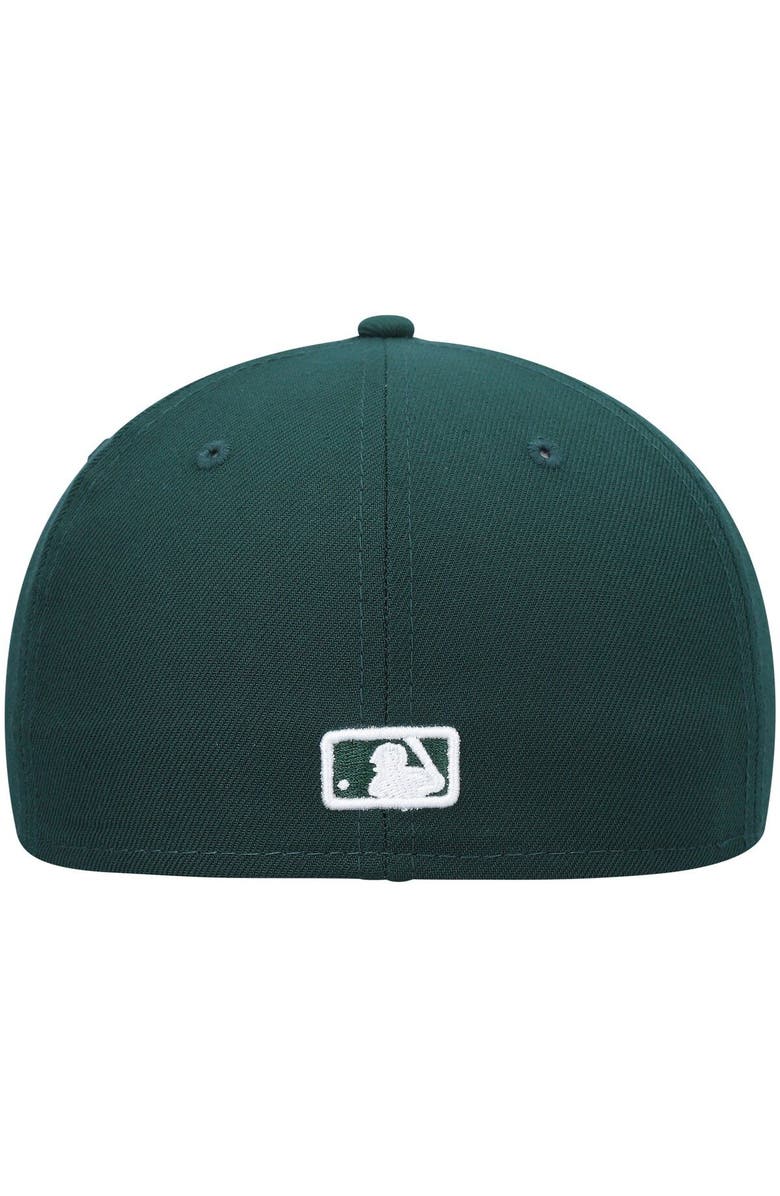 New Era Men's New Era Green Houston Astros White Logo 59FIFTY Fitted Hat, Alternate, color, 
