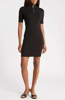 Nasiia Short Sleeve Quarter Zip Dress