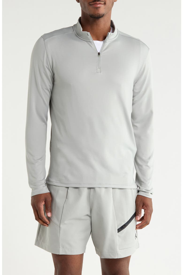 Motion Quarter Zip Pullover, Main, color, 069 TITANIUM