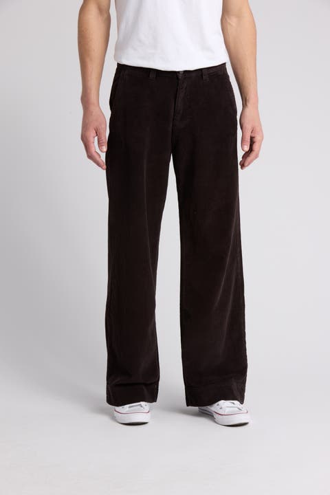 Glen Wide Leg Corduroy Pants