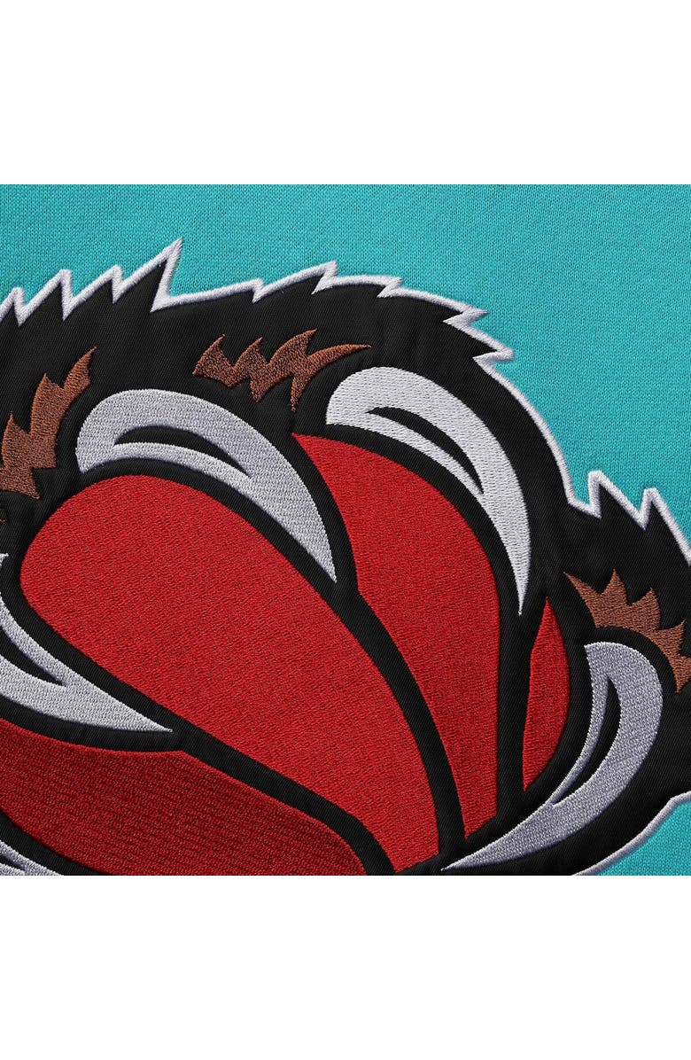 Mitchell & Ness Men's Mitchell & Ness Turquoise Vancouver Grizzlies Hardwood Classics Fusion Pullover Hoodie, Alternate, color,
