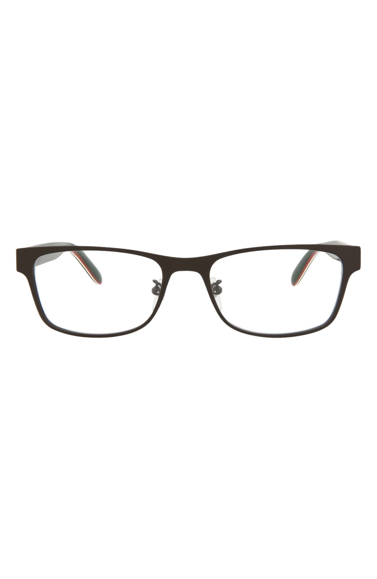 Gucci 55mm Rectangular Optical Frames (Women) | Nordstromrack