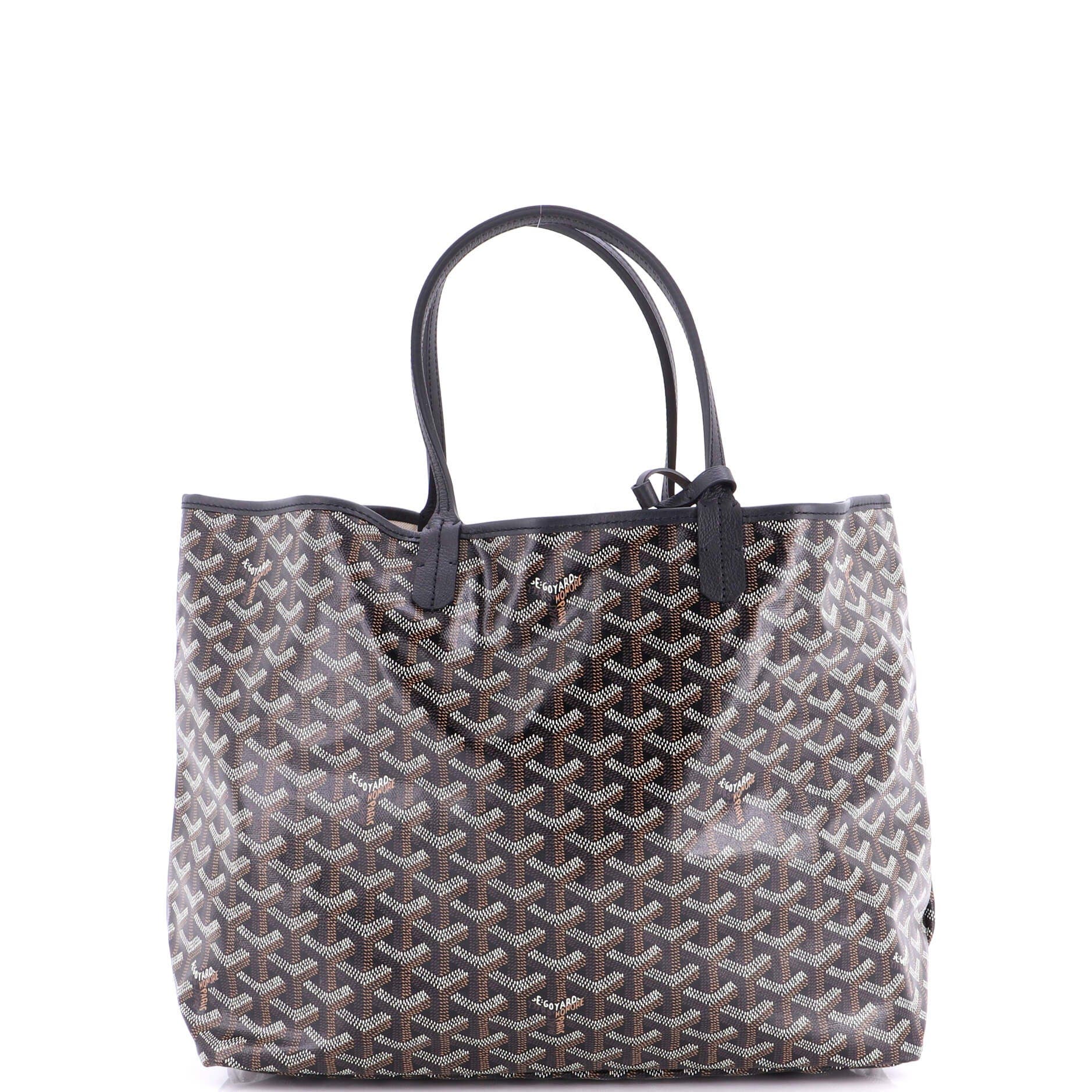 Pre-Owned Goyard Saint Louis Tote Coated Canvas PM, Alternate, color, Black