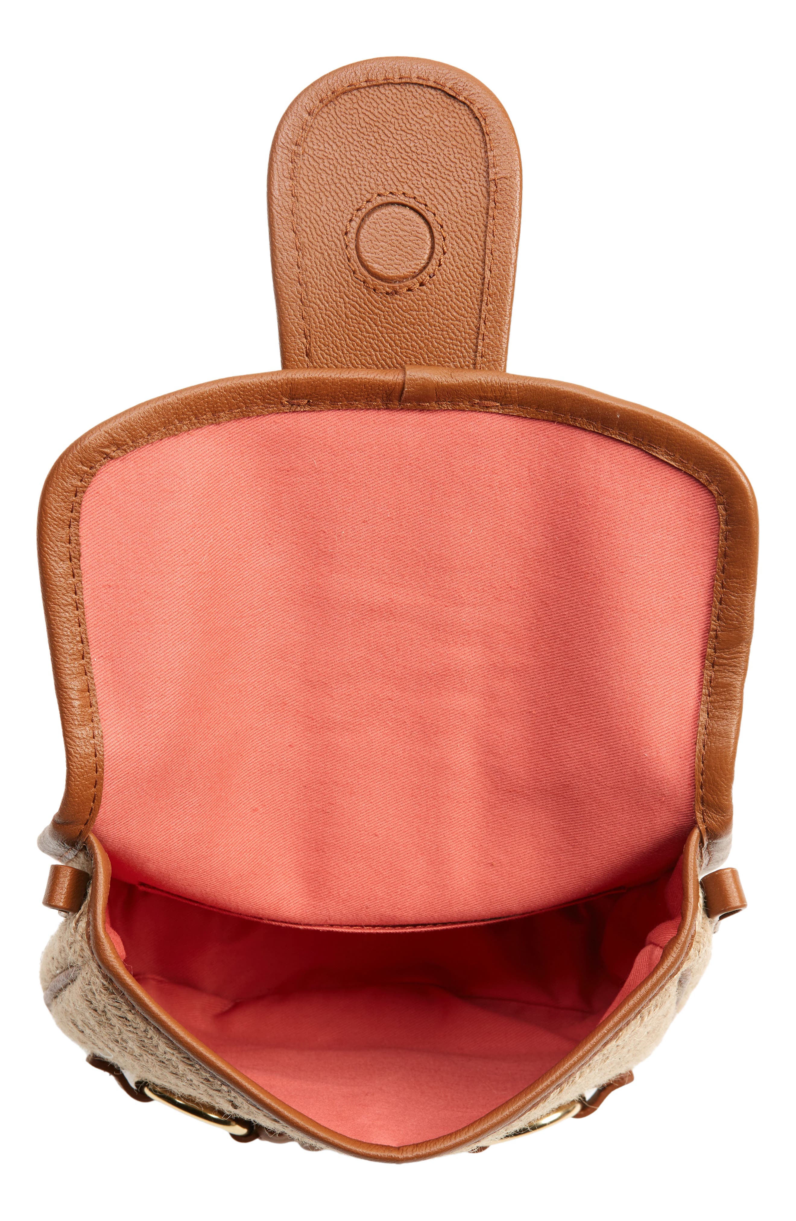 See by Chloé Saddie Jute Shoulder Bag, Alternate, color, 