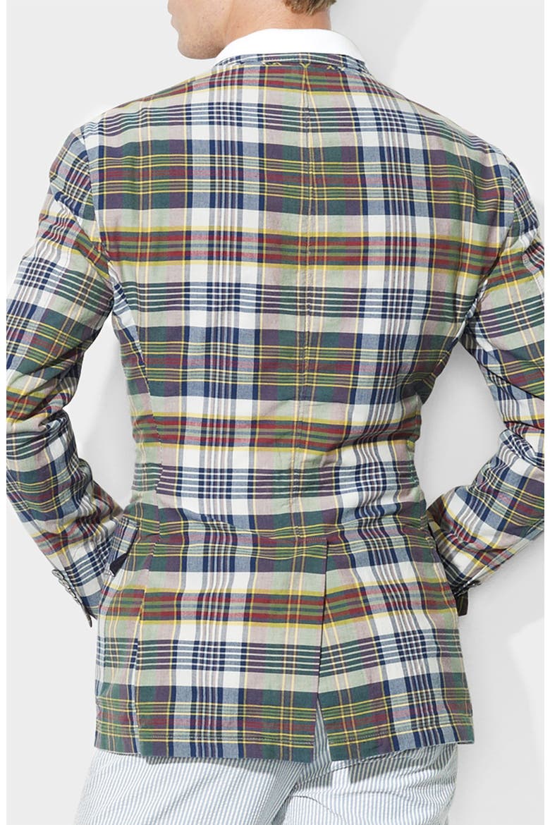 Madras Classic Fit Sportcoat, Alternate, color, MADRAS BLUE