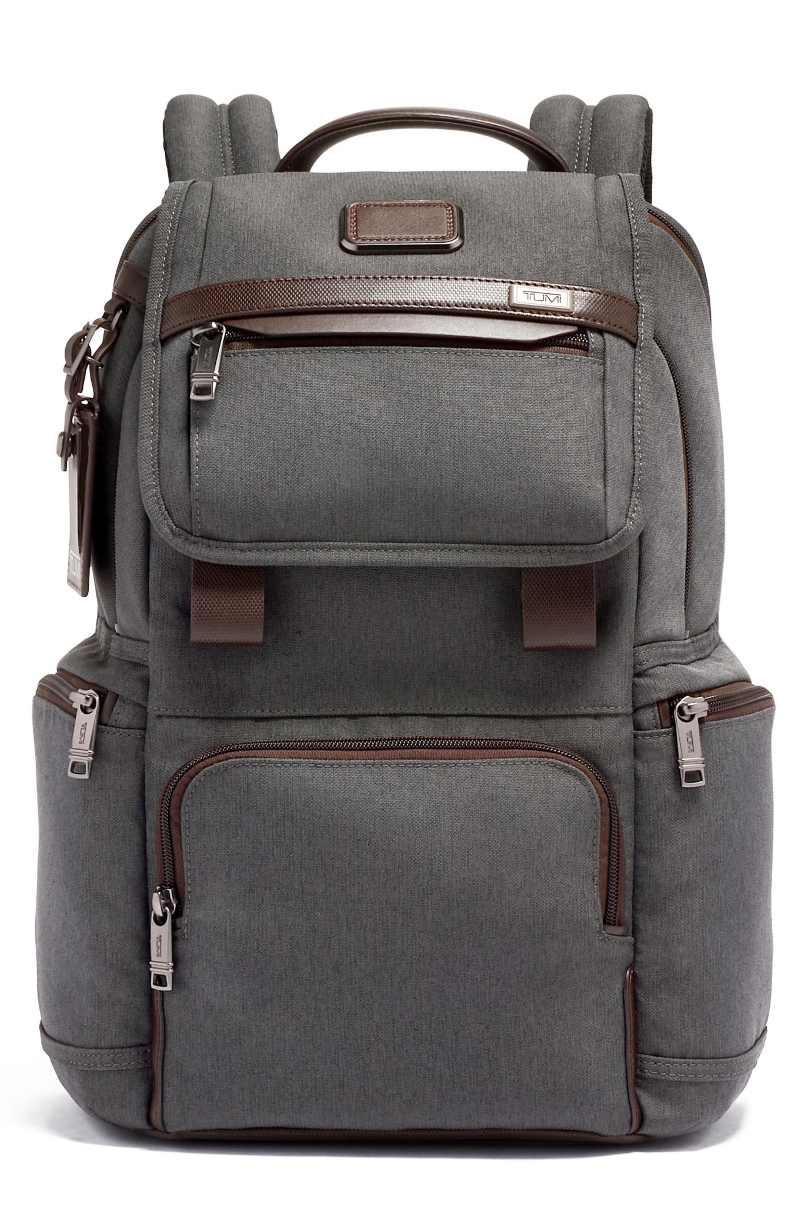 TUMI Alpha 3 Flap Backpack, Main, color, 