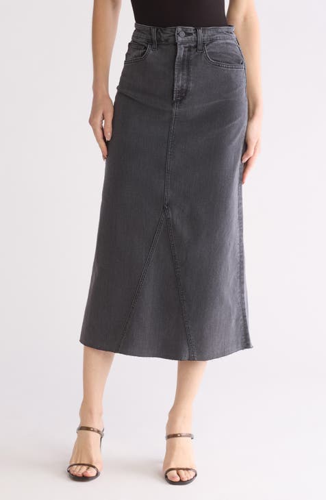 Denim Maxi Skirt