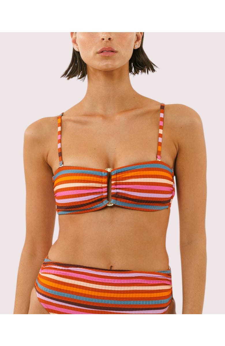 Biliblond Bikini top Renée, Main, color, Colorful Stripes