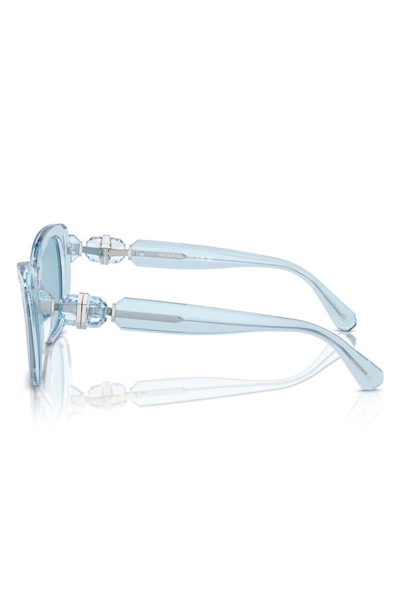 Swarovski 52mm Cat Eye Sunglasses, Alternate, color, 