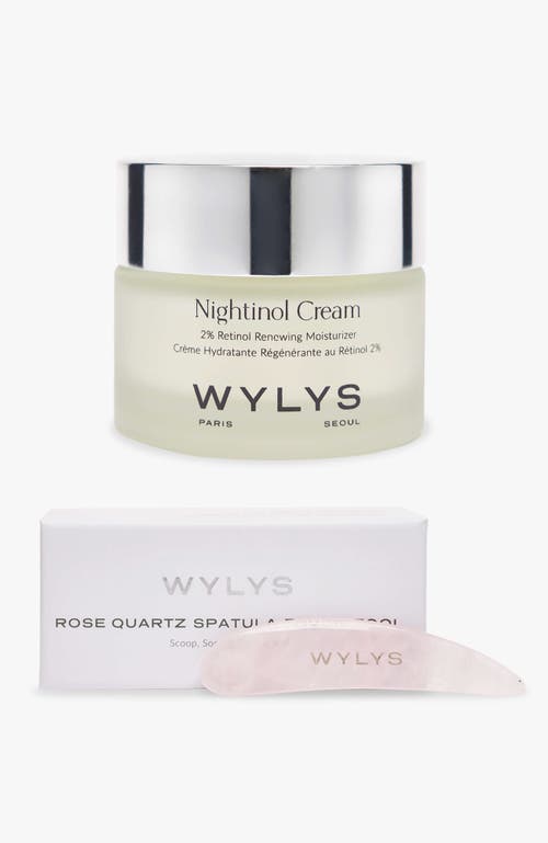 Wylys The Nightly Nourish Set W/ Rose Quartz Spatula
