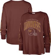 '47 Women's '47 Burgundy Washington Commanders Tom Cat Lightweight Long Sleeve T-Shirt