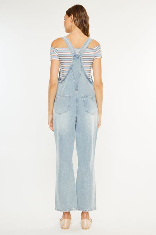 Kancan Becky 90s Denim Overalls In Brown