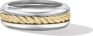 David Yurman 'Cable Classics' Band Ring with 18K Gold