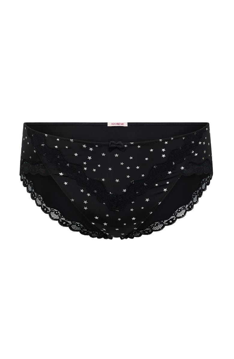 Adore Me Nare Hipster Panties, Alternate, color, Shine Bright Foil Print