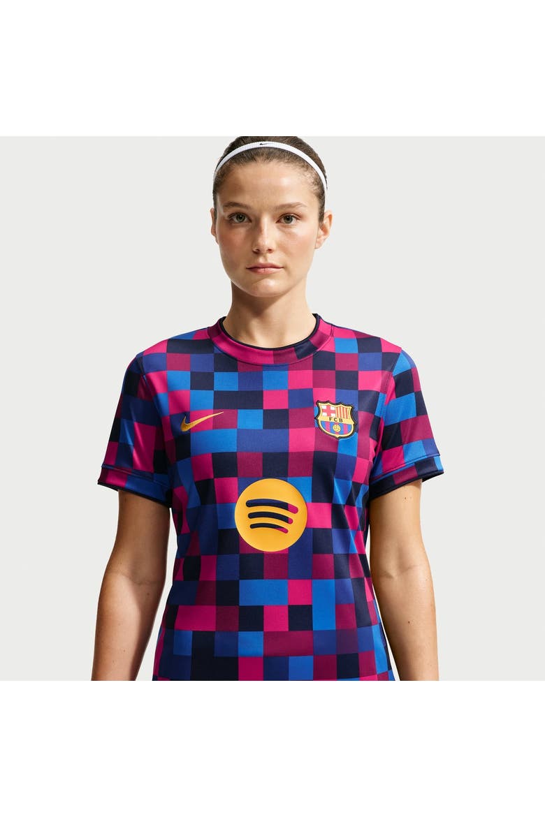Women's Nike  Red Barcelona 2026/27 Home Pre-Match Top, Alternate, color, Garnet