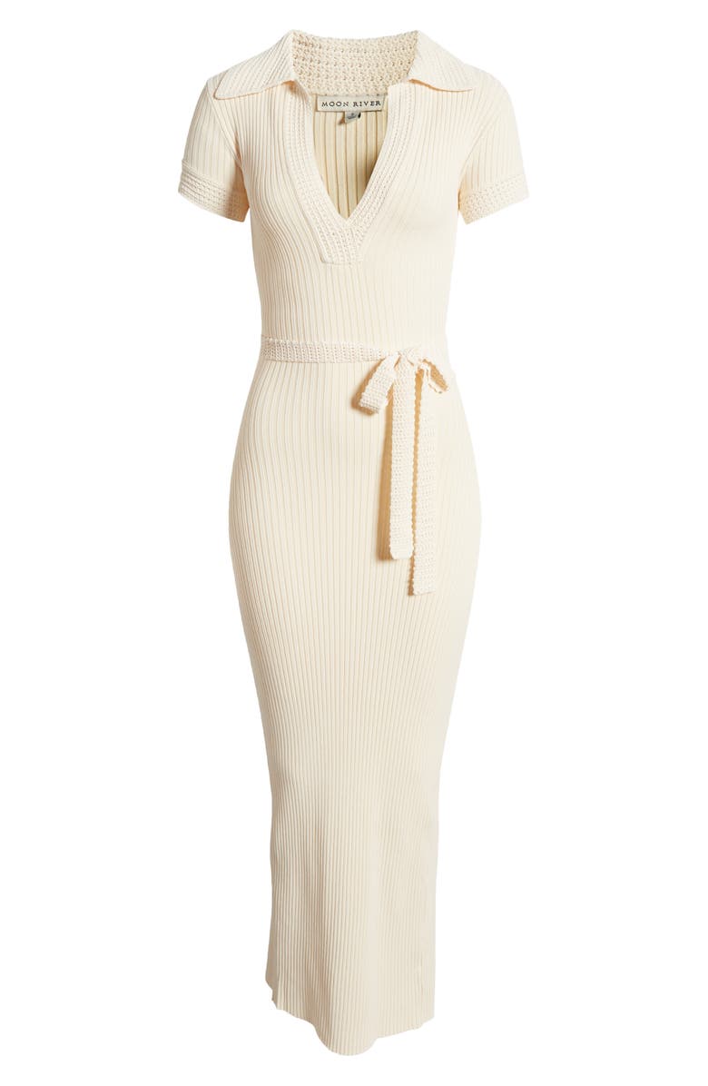 MOON RIVER Rib Pencil Dress, Main, color,