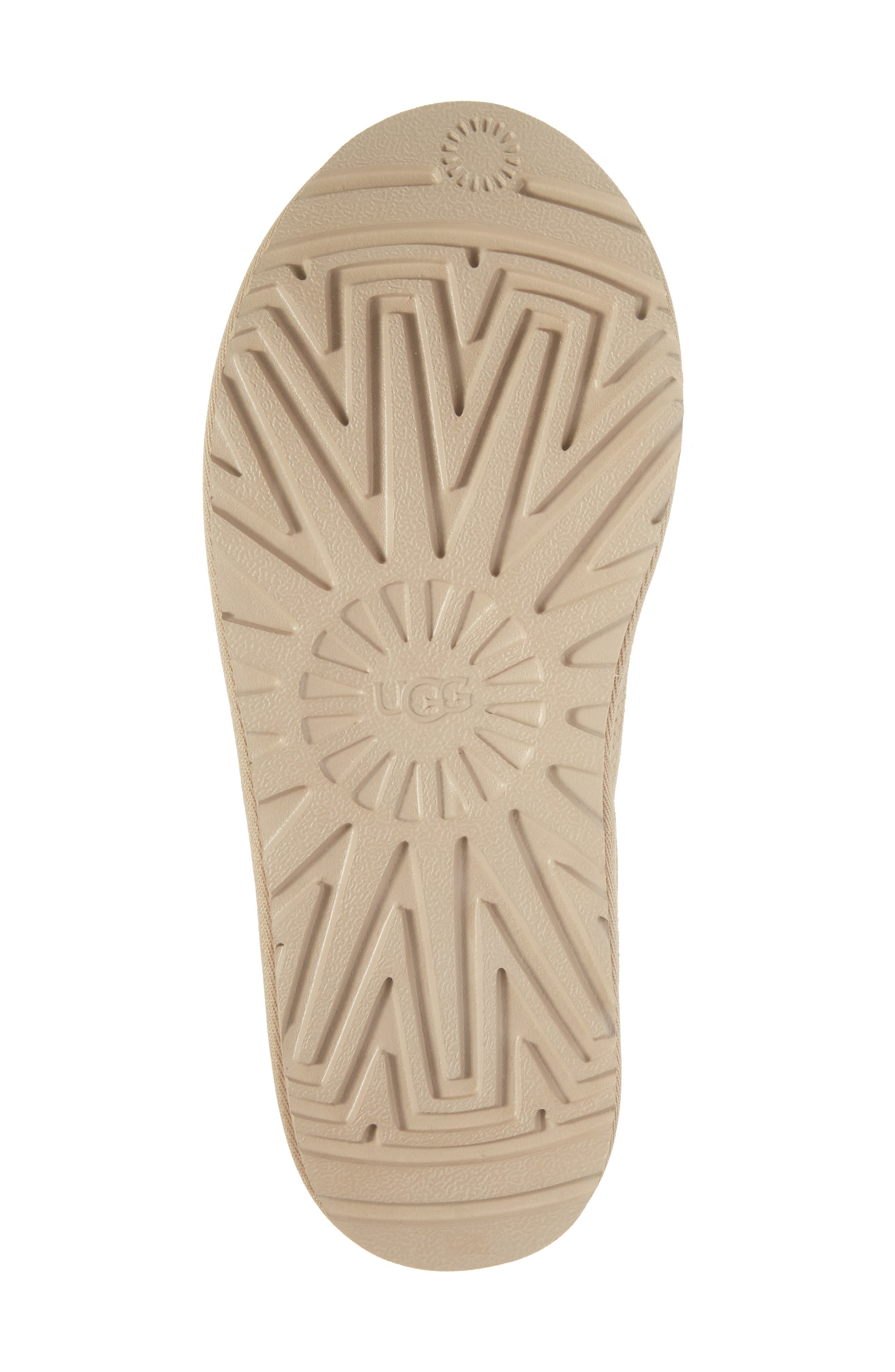 Rozman Leather Genuine Shearling Slipper, Alternate, color, SAND